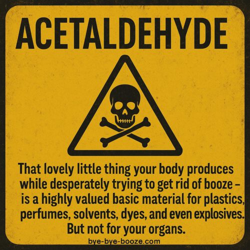 Acetaldehyde warning sign