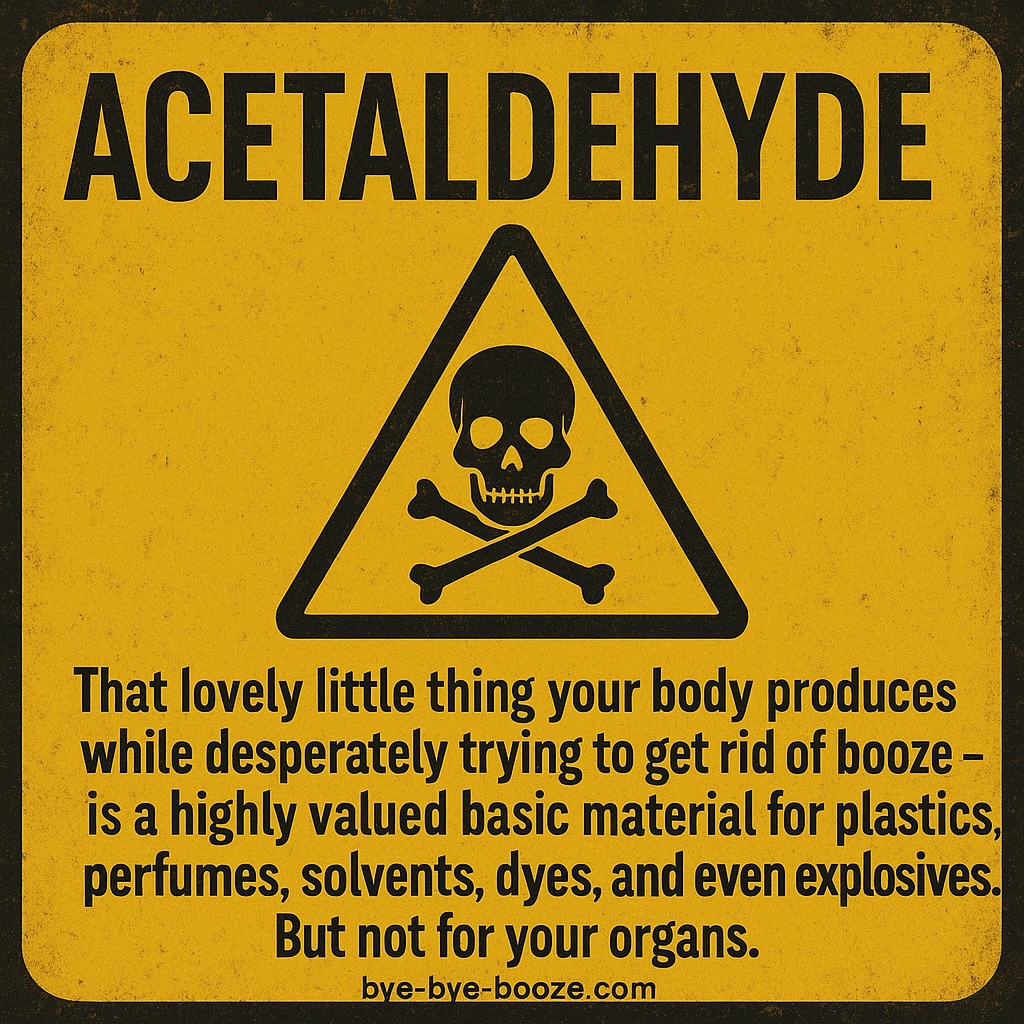 Acetaldehyde warning sign