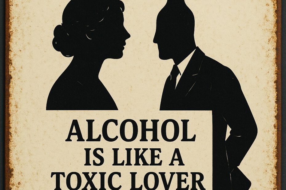 Alcohol is like a toxic lover