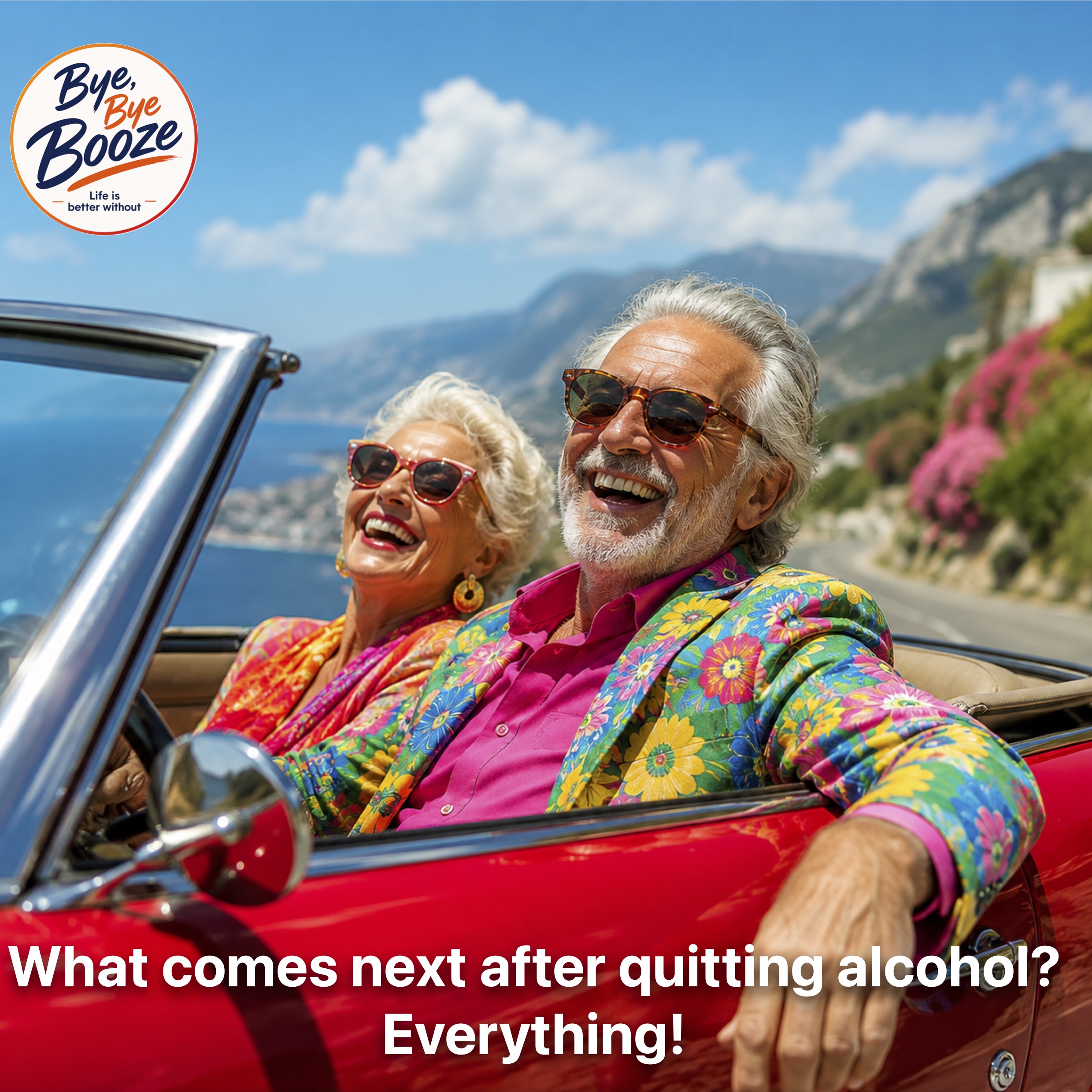 Motivational meme: What comes after quitting alcohol? Everything!
